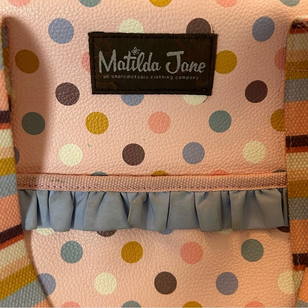 Matilda Jane‎ Just Imagine Sleepover Duffle Bag With Shoe Compartment Girls Tote
